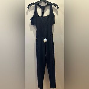 Shama Jade Black Activewear Jumpsuit S/M